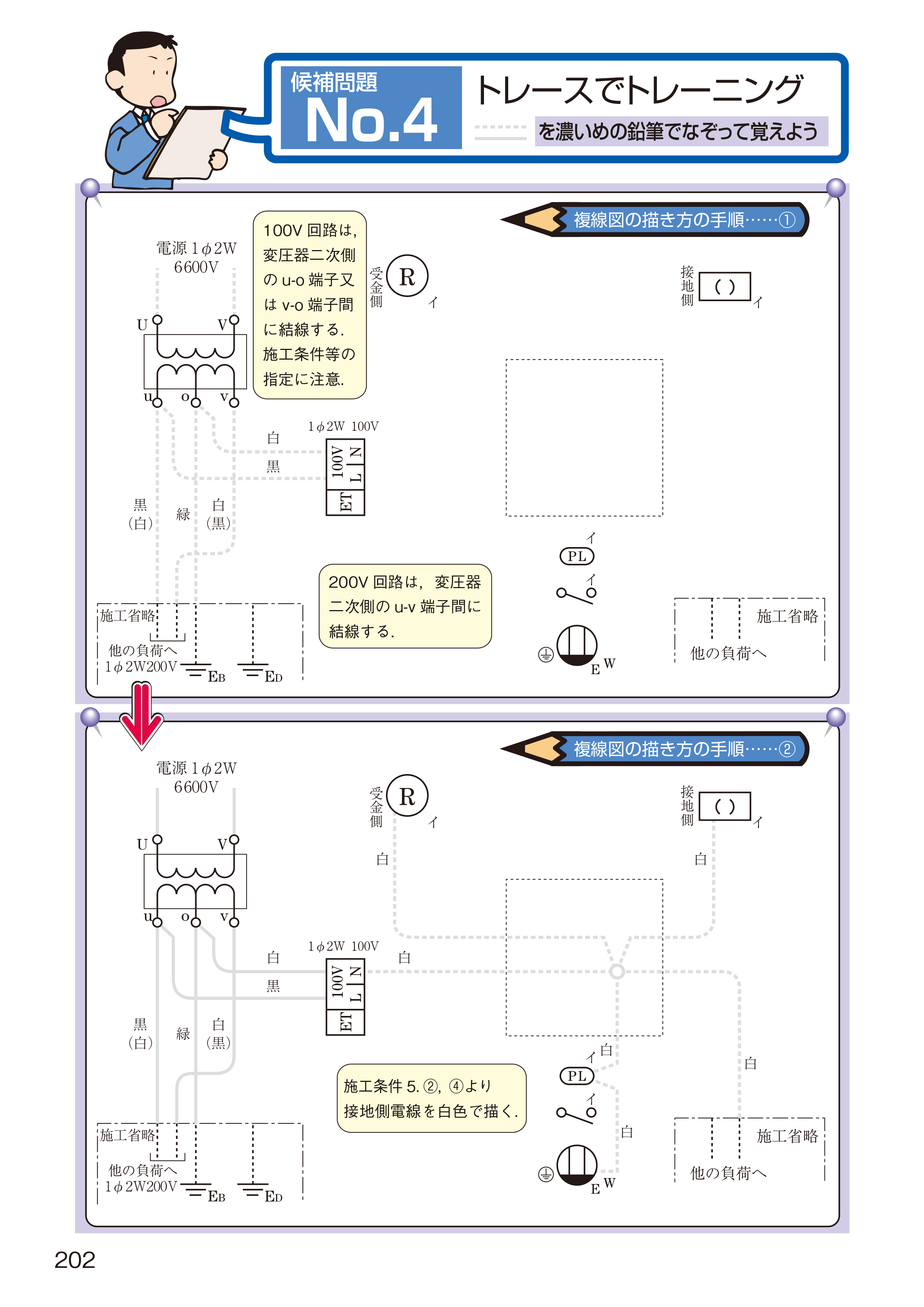 第一種電気工事士 技能試験セット (2回練習分の 電線 器具 2023年度｜候補問題 全10問 電線 器具 のセット 第1種電気工事士 電工石火  シリーズ 材料、資材